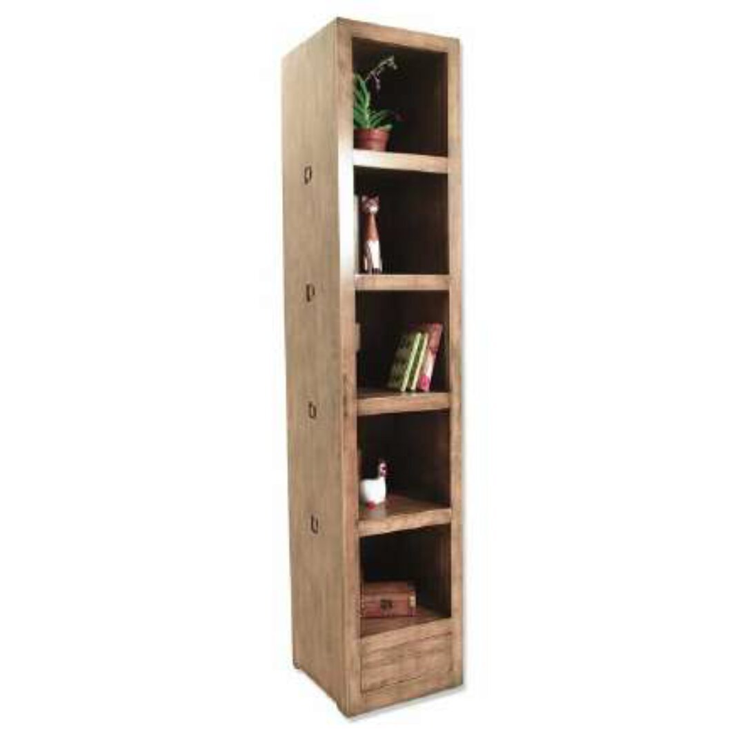 MD8348 Column Cabinet, A versatile, tall, solid wood cabinet with a slim design