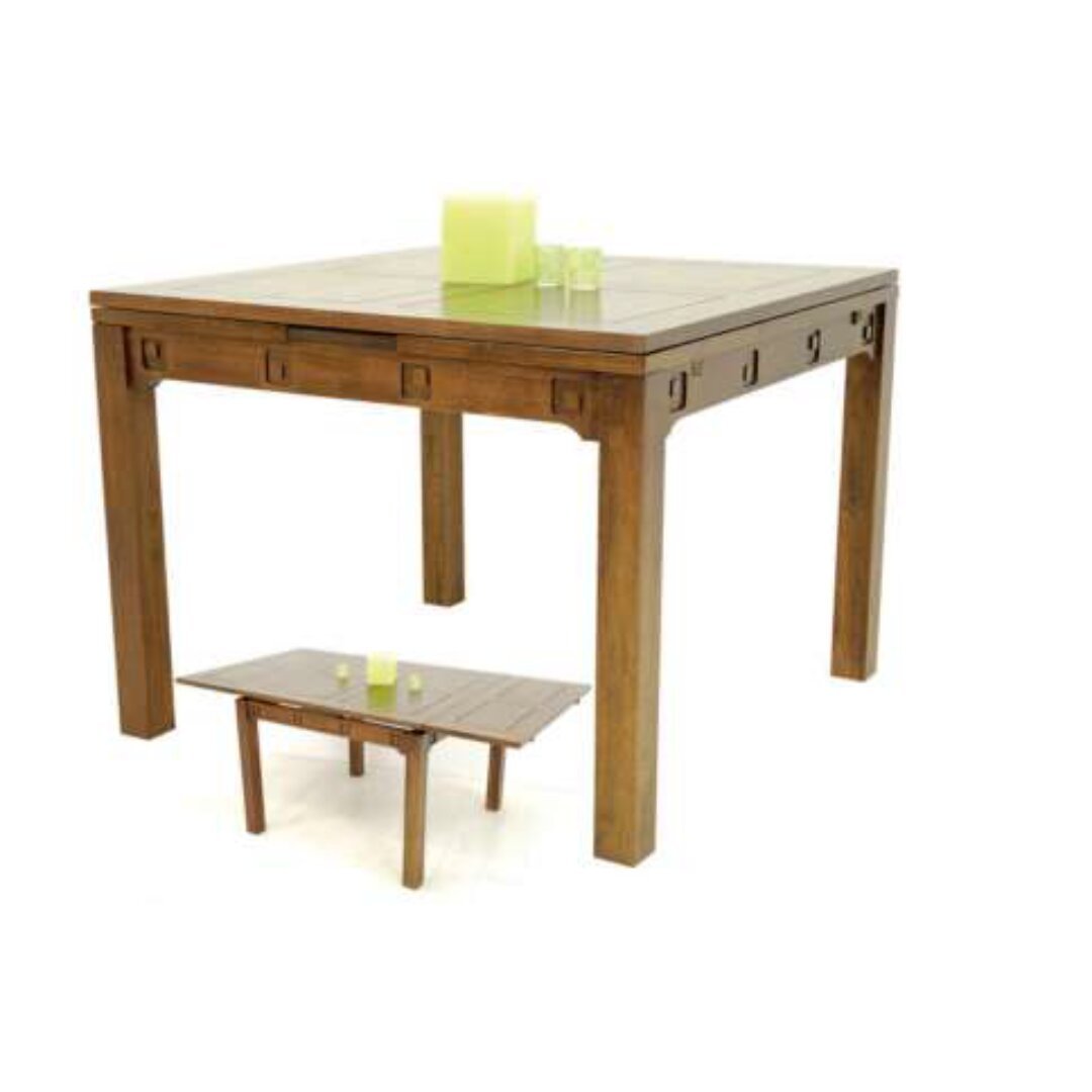 MD8354KD Dining Table, Solid Wood, Extendable from 100-180 cm