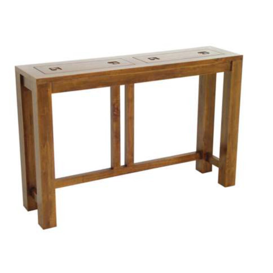 MD8362 Console Table, Solid wood console table, 115 cm wide, with a simple and elegant design