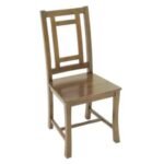 MD8364 Dining Chair, Solid wood dining chair with a high backrest for comfortable seating
