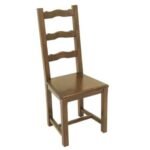 MD8367 Dining Chair, Elegant, high-back solid wood dining chair in a classic style