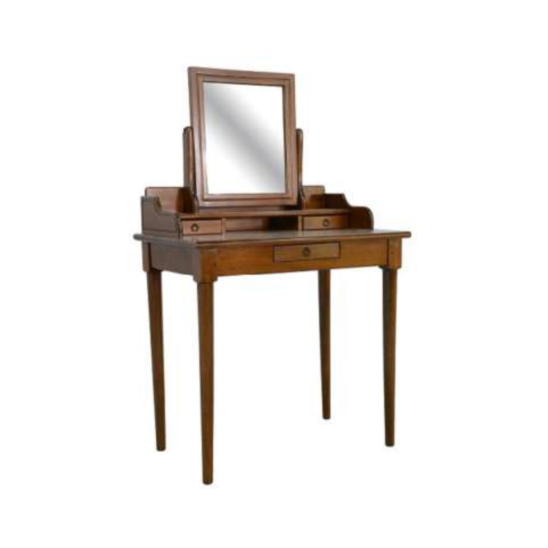 MD8374 Solid Wood Dressing Table with 3 Drawers