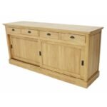 MD8382 Long Wooden Sideboard with 4 Drawers and 2 Doors