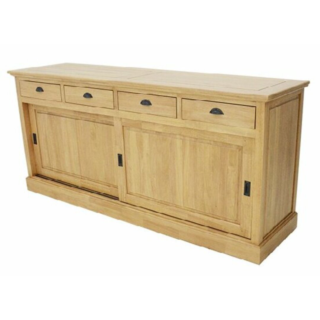 MD8382 Long Wooden Sideboard with 4 Drawers and 2 Doors
