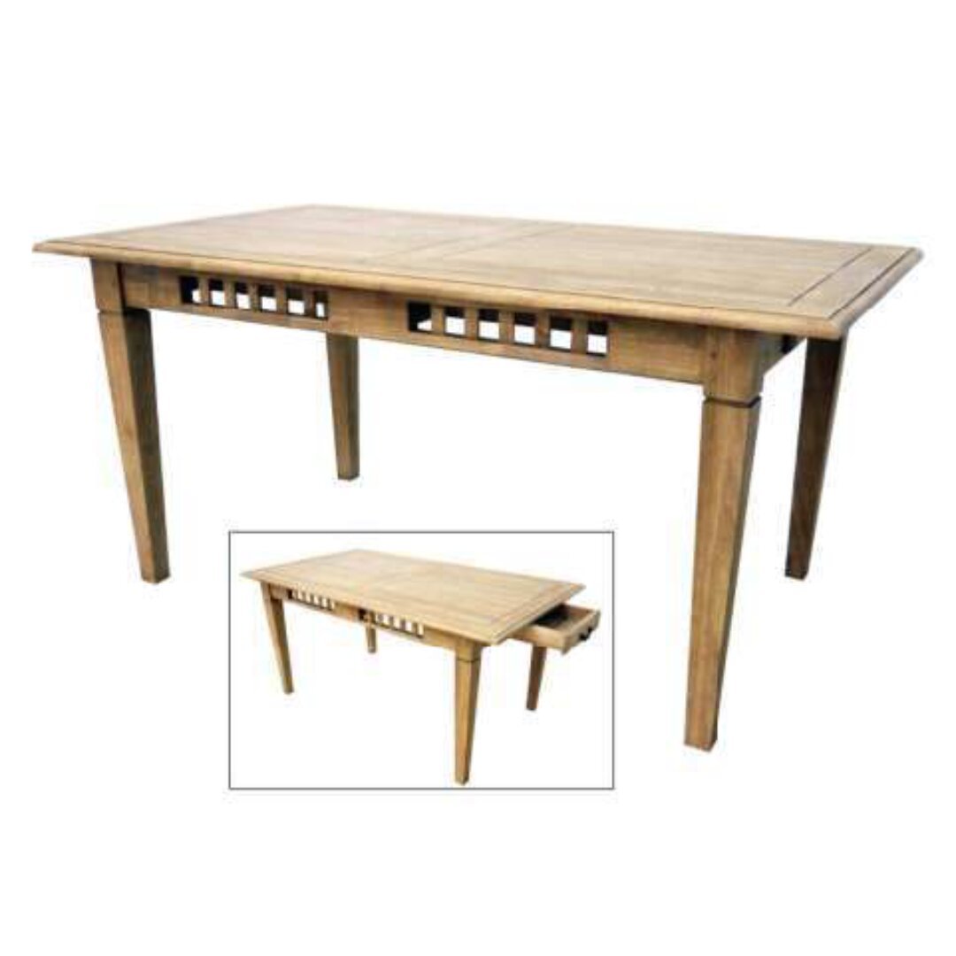 MD8396 Solid Wood Dining Table, Colonial Style, 160 cm