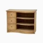 MD8399 Solid Wood TV Cabinet with 3 Drawers, 90 cm, view 3