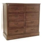 MD8404 Chest of 8 Drawers, A spacious 8-drawer chest made of solid wood with an exquisite design