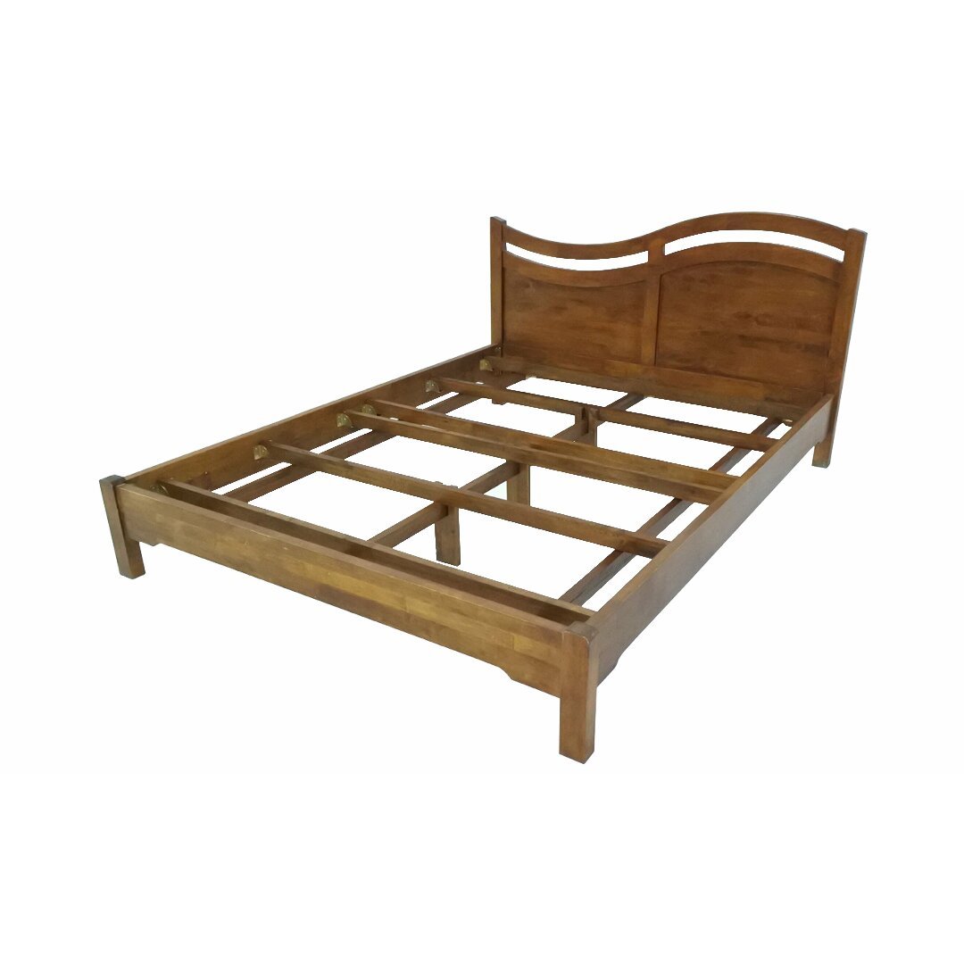 MD8406SQF Wooden Queen Bed, 5-foot solid wood bed, no footboard design
