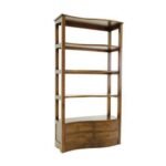 MD8412 Wooden Bookcase, Solid wood bookcase with 4 drawers
