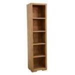 MD8417 Wooden Column Shelf, Tall, solid wood shelf
