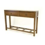 MD8422 Wooden Console Table 2 Drawers, Solid wood console table with 2 drawers