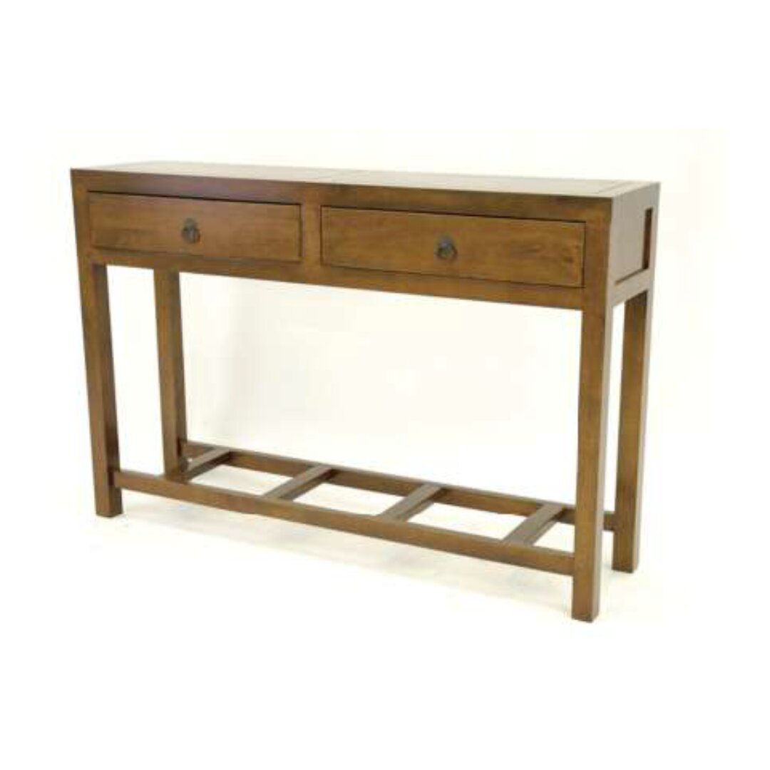 MD8422 Wooden Console Table 2 Drawers, Solid wood console table with 2 drawers