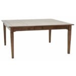 MD8424 Wooden Dining Table 2 Drawers, Wide solid wood dining table with 2 drawers