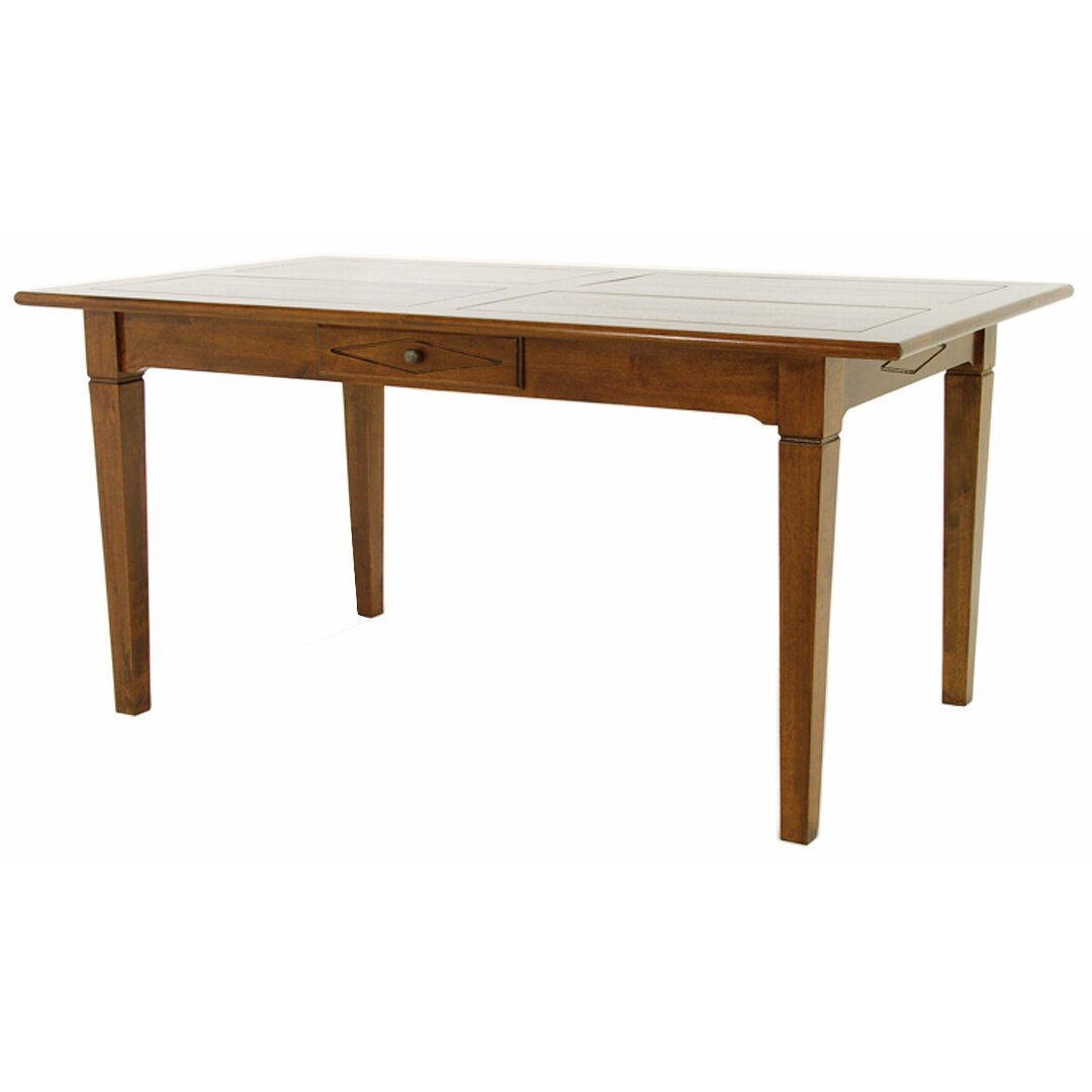 MD8443KD Rectangular Dinner Table, Solid wood rectangular dining table, 6 seats