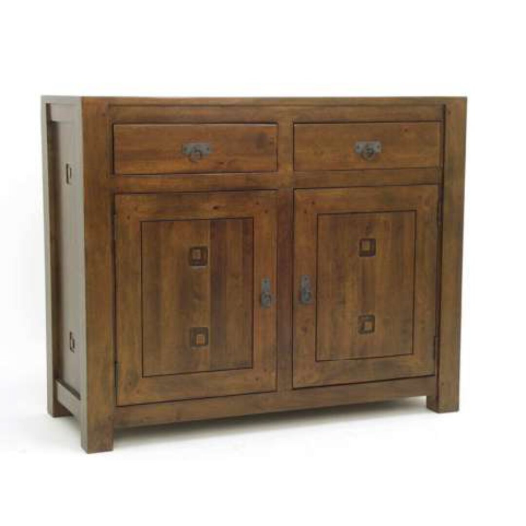 MD8460 Dresser 2 Doors 2 Drawers, Solid wood storage cabinet in a simple, serene Zen style