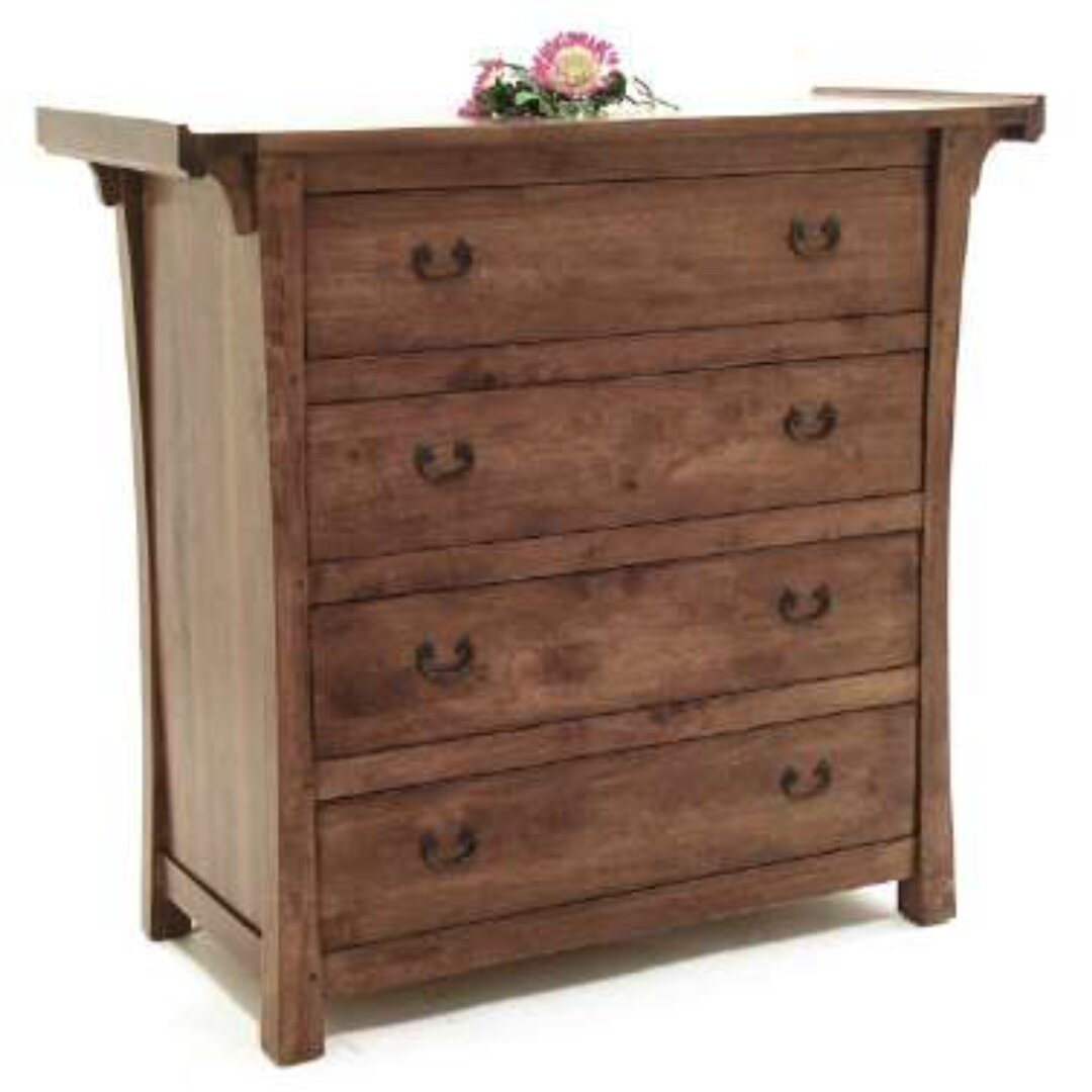 MD8483 Chest Shanghai 4 Drawers, Solid wood chest of drawers, Shanghai style, luxurious design