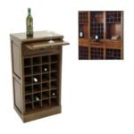 MD8495 TV Cabinet, Large 180 cm solid wood TV stand with modern design