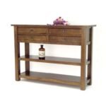 MD8505 Wooden Console Table 4 Drawers, Luxurious design solid wood console table with 4 drawers