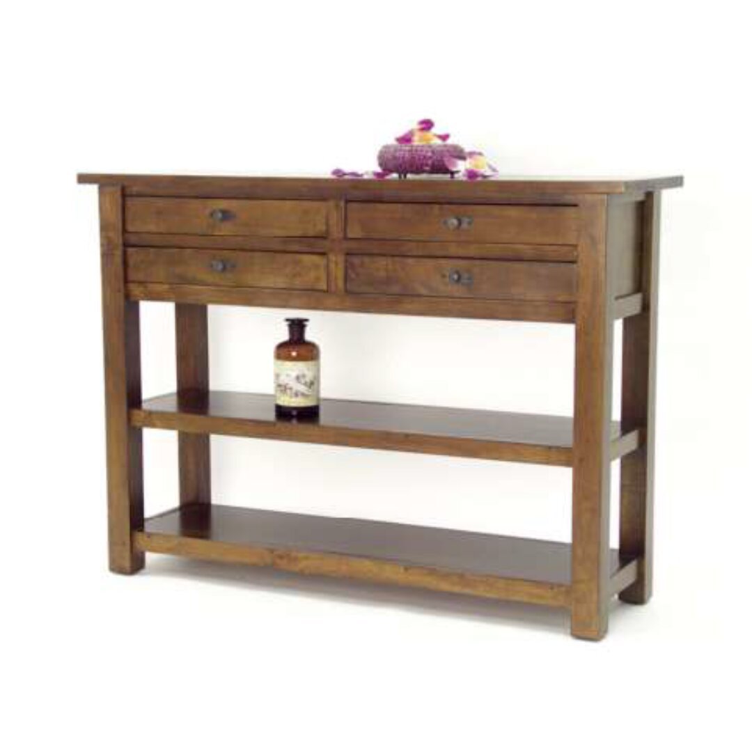 MD8505 Wooden Console Table 4 Drawers, Luxurious design solid wood console table with 4 drawers