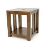MD8508 Wooden Sofa Corner Table, Solid wood corner sofa table