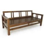 MD8515-1 Simple Wooden Sofa, Minimalist style sofa made of real wood