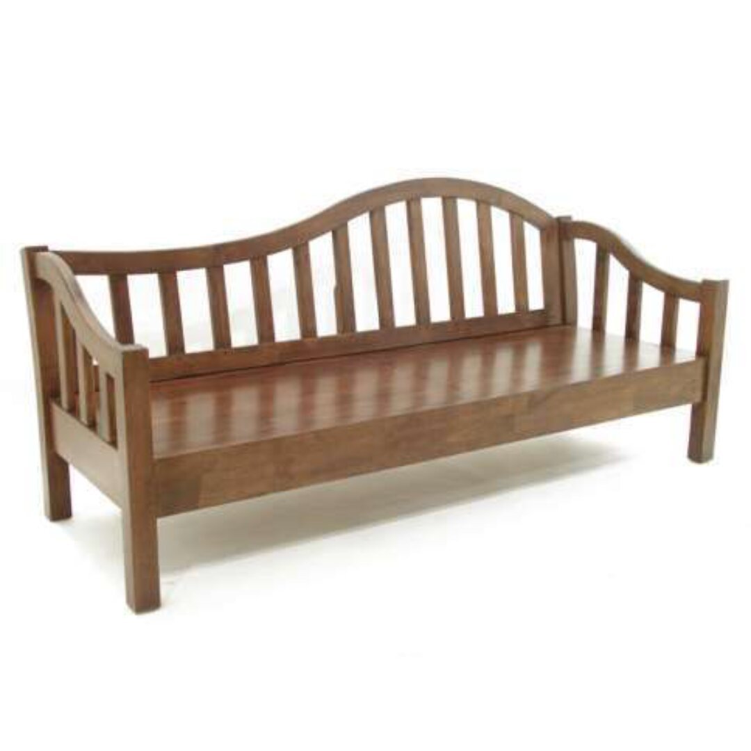 MD8528 Wave Wooden Sofa, 3-seater solid wood sofa with wave design