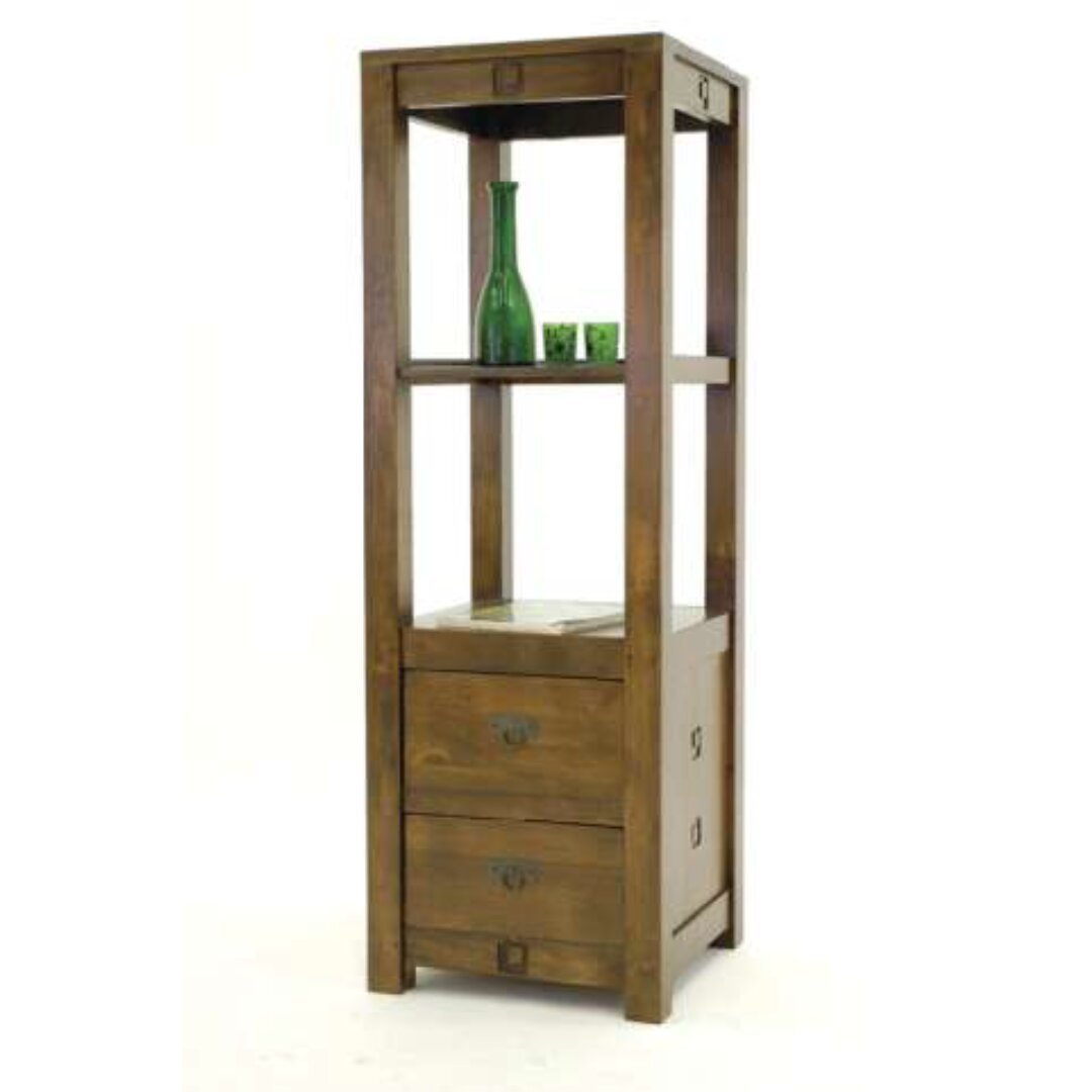 MD8531 MD8531 Wooden Column Cabinet, Tall, solid wood storage cabinet with 2 drawers
