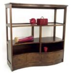 MD8548 Wooden Wall TV Shelf, Modern design, solid wood wall-mounted TV shelf