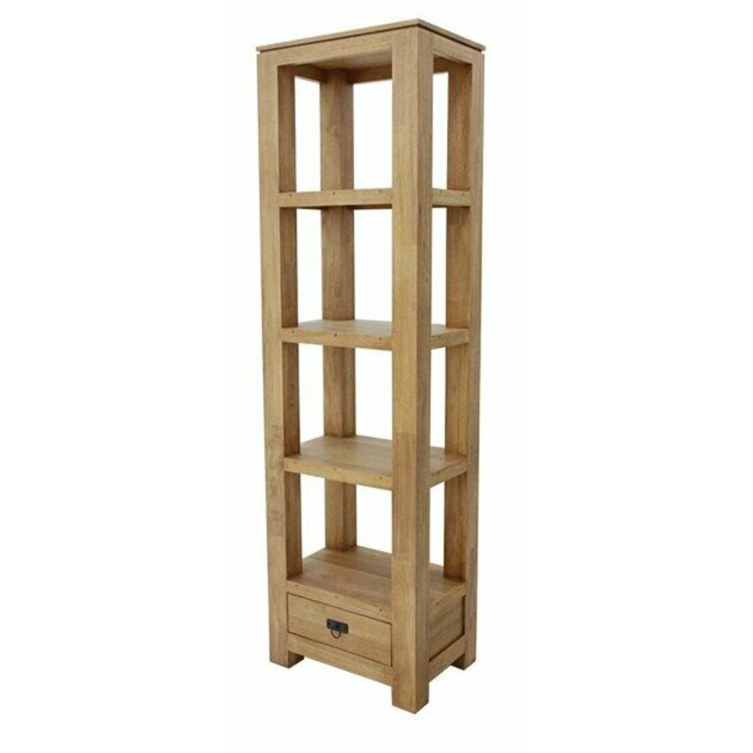 MD8581 Column Cabinet, Tall cabinet with solid wood doors, Hongkong design, for discreet storage