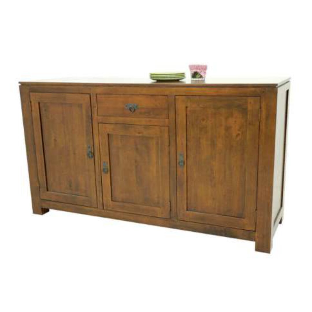 MD8583-1 Sideboard, Solid wood sideboard with 3 doors and 1 drawer (Hongkong design)