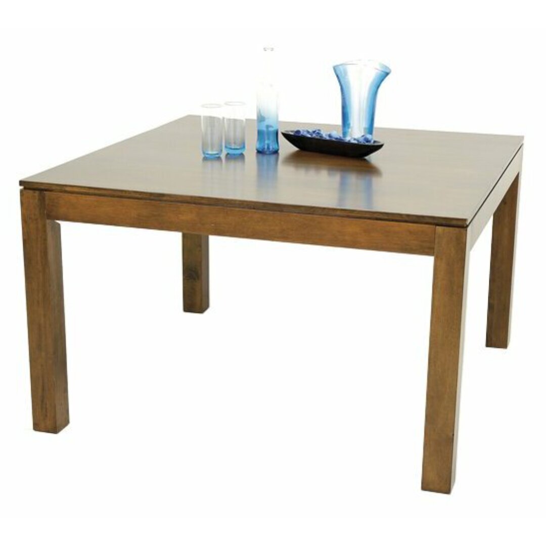 MD8586KD Dining Table, Large square solid wood dining table, 125 cm