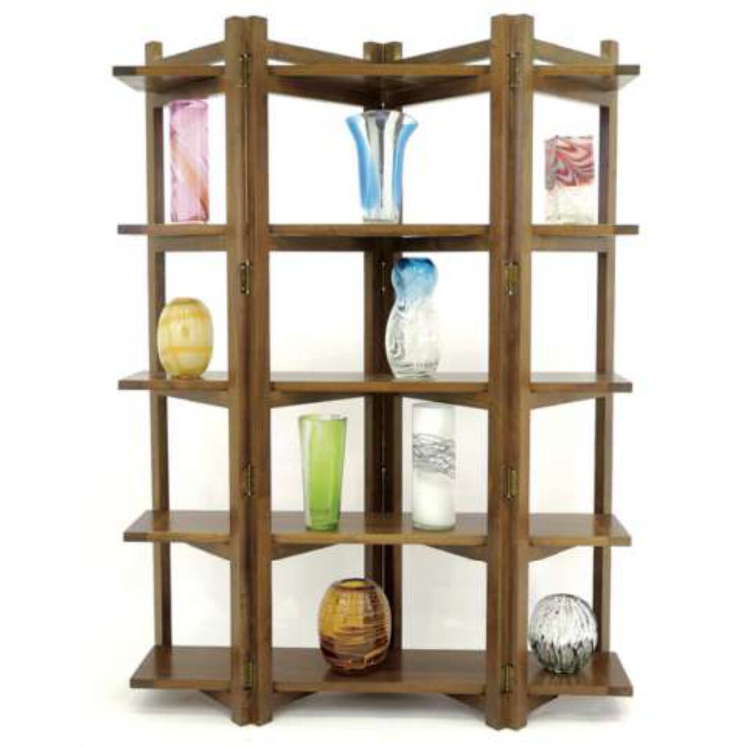 MD8589 Shelf, Solid wood shelf, 170 cm high, modern design