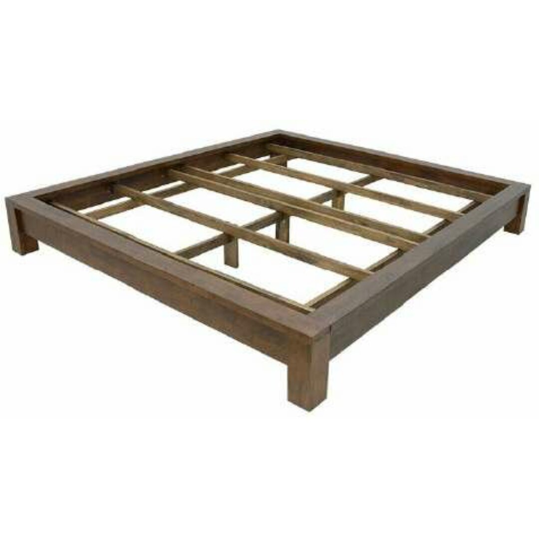 MD8592KF Complete Bed, 6-foot (King Size) Solid Wood Freestanding Bed