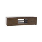 MD8603 TV Cabinet, Solid wood TV stand with 2 drawers, 150 cm