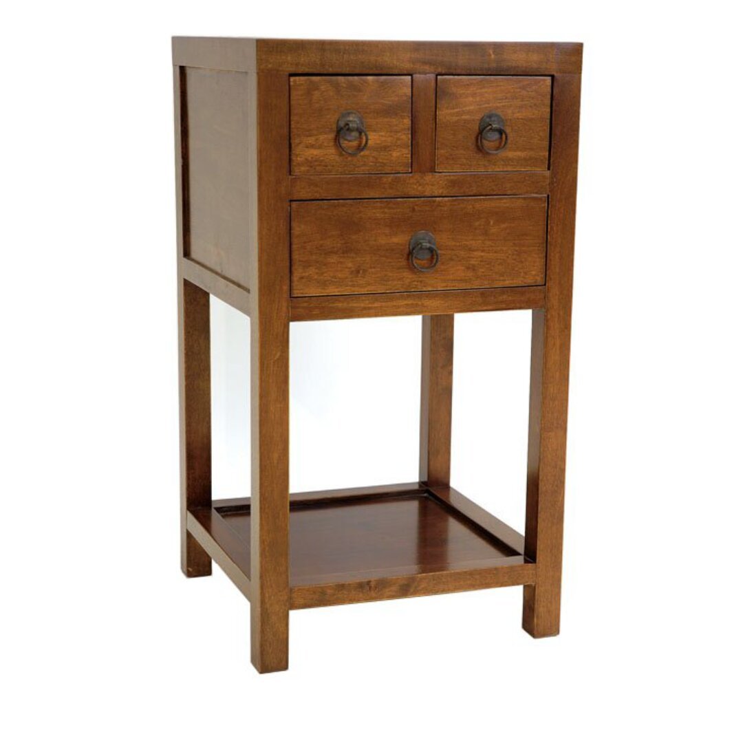 MD8606 Console Table, Tall, solid wood console table with 3 drawers