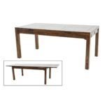 MD8607KD Dining Table, Solid wood dining table, 6-8 seats, 180 cm