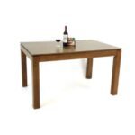MD8615KD Dining Table, Solid wood dining table for 4-6 people