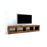 MD8632 TV Cabinet (200cm), Long, solid wood TV stand with a modern design