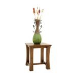 MD8641 Sofa Side Table, Solid wood square side table, Zen Collection design