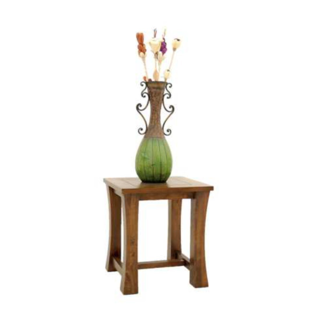 MD8641 Sofa Side Table, Solid wood square side table, Zen Collection design