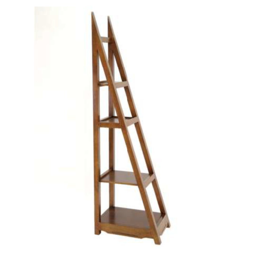 MD8644 Triangular Bookshelf (Left/Right), Solid wood triangular bookshelf