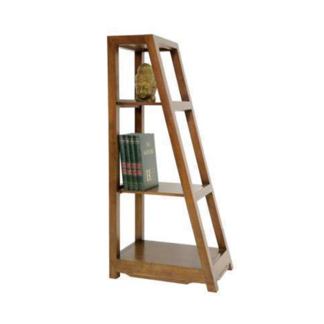 MD8645 Triangular Bookshelf, Solid wood triangular bookshelf
