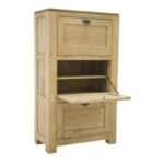 MD8646 Shoe Cabinet 3 Doors, Tall, solid wood shoe cabinet with 3 doors