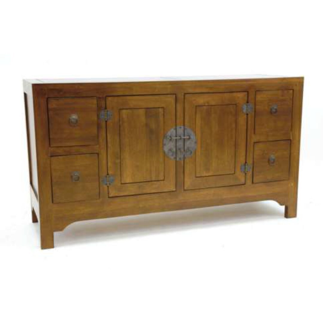 MD8669 Sideboard Cabinet, Solid wood sideboard with 4 drawers and 2 doors