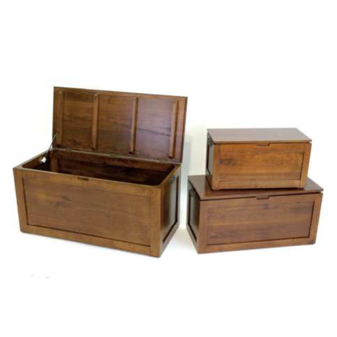 MD8670 Wooden Chest Set (3 pcs), A versatile set of 3 genuine wooden chests