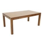 MD8676KD Dining Table, Solid wood dining table, extendable to 260 cm