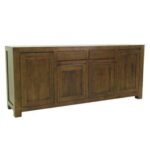 MD8689 Wooden Sideboard with 4 Doors & 2 Drawers, Solid wood sideboard with 4 doors and 2 drawers