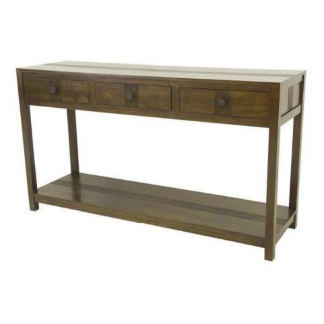 MD8701 Wooden Console Table with 3 Drawers, Solid wood console table with 3 drawers