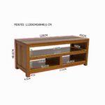 TV Furniture MD8705, 120 cm Real Wood TV Cabinet with Modern Design, view 7