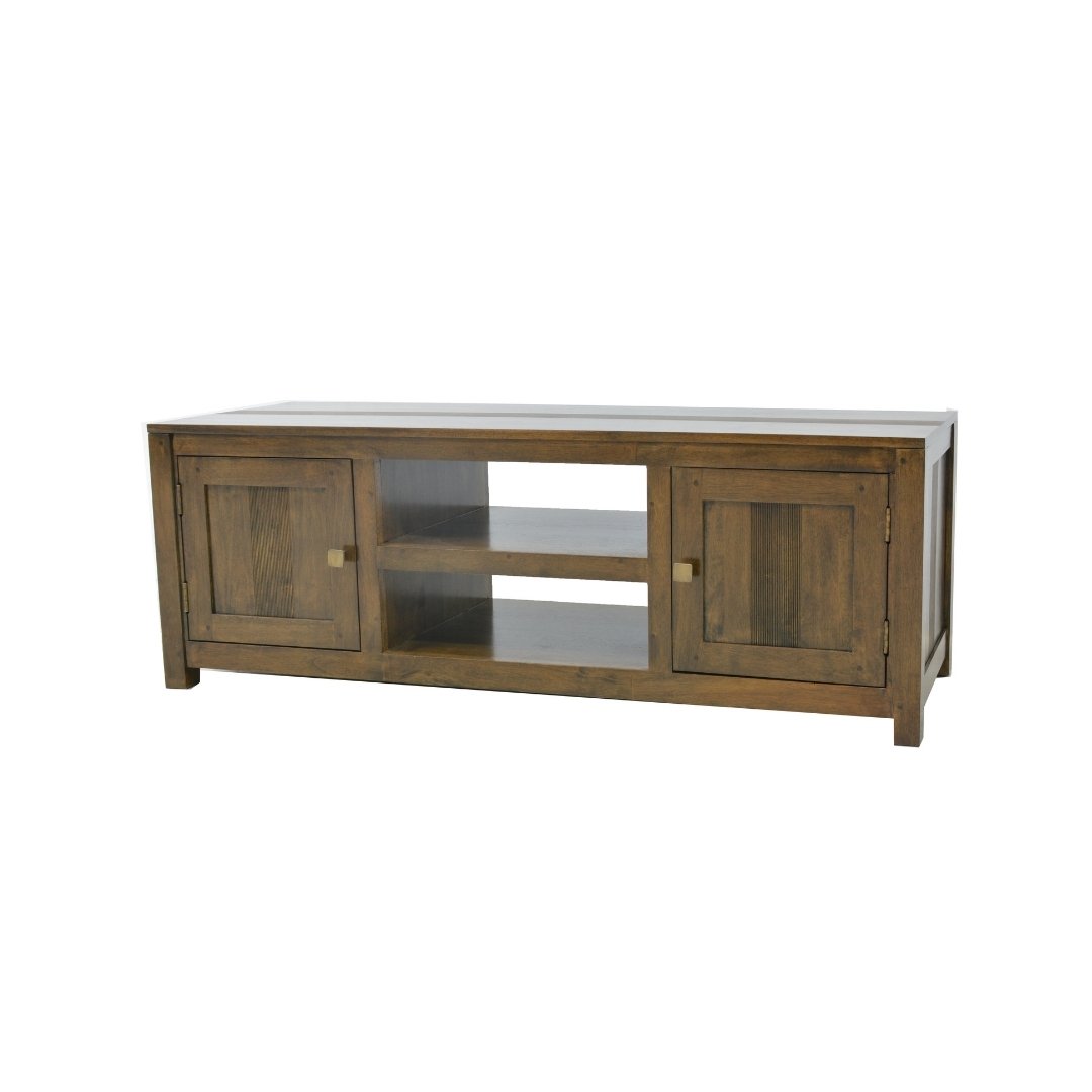 TV Furniture MD8706, Solid Wood TV Cabinet with 2 Doors